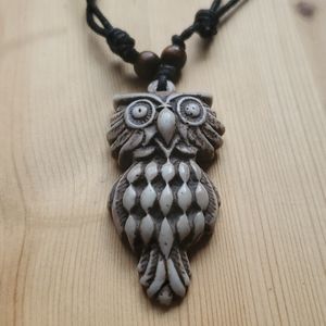 Handmade Owl Necklace